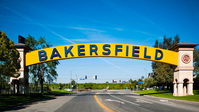 Famous Bakersfield, California sign