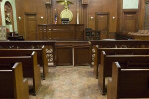 empty court room