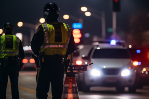 DUI checkpoint in Bakersfield