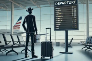 criminal waiting to skip bail and travel